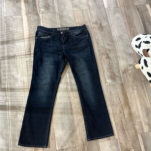 Hydraulic Denim Jeans with Logo